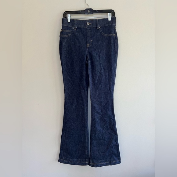 Spanx SPANXshape Original EveryWear High Rise TummyTamer Flare Jeans, Indigo, S - Picture 2 of 9